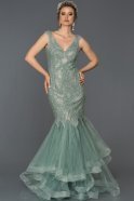 Long Firuze Mermaid Prom Dress AB307