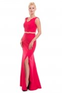 Long Fuchsia Prom Dress C3266