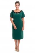 Emerald Green Oversized Evening Dress AL8636