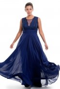 Navy Blue Oversized Evening Dress AL8630