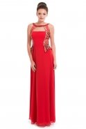 Long Red Evening Dress S4081