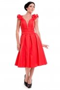 Short Red Evening Dress K4351429