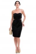 Short Black Evening Dress T2181