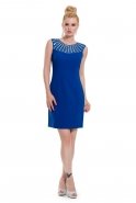 Short Sax Blue Evening Dress T2167