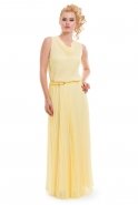 Yellow Coctail Dress T2131