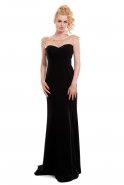 Long Black Evening Dress C3069