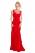 Long Red Evening Dress C3173