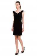 Short Black Evening Dress T2139