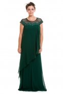 Emerald Green Oversized Evening Dress AL7622