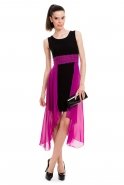 Short Purple Evening Dress T2148