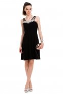 Short Black Evening Dress T2147