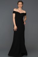 Long Black Prom Gown AB7128