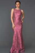 Long Plum Mermaid Prom Dress ABU152