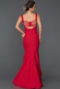 Long Red Mermaid Prom Dress ABU178