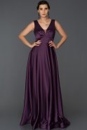 Long Purple Engagement Dress ABU305