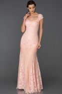 Long Powder Color Engagement Dress AB7538