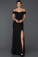 Long Black Mermaid Evening Dress ABU475