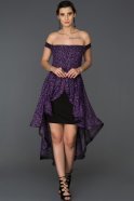 Mini Purple Invitation Dress ABK020