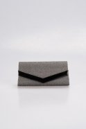 Smoked Color Silvery Evening Bag V438