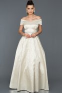 Long Mink Engagement Dress ABU306