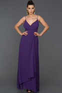 Long Purple Prom Gown ABU119