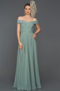 Long Turquoise Engagement Dress ABU1363