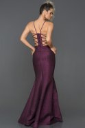 Long Fuchsia Mermaid Prom Dress ABU059