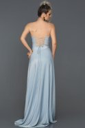 Long Blue Engagement Dress ABU142
