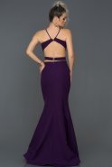 Long Purple Mermaid Prom Dress ABU314