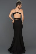 Long Black Mermaid Prom Dress ABU314
