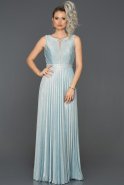 Long Turquoise Engagement Dress ABU179