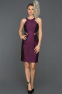 Short Fuchsia Invitation Dress ABK075