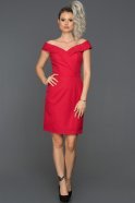 Short Red Invitation Dress ABK129