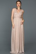 Long Powder Color Prom Gown AB7147