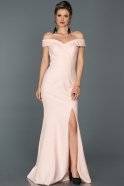 Long Powder Color Mermaid Prom Dress ABU052