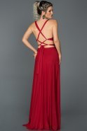 Long Red Prom Gown ABU180