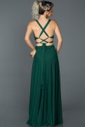 Long Emerald Green Prom Gown ABU180