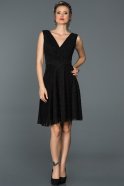Short Black Invitation Dress ABK069