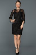 Short Black Invitation Dress ABK039