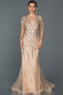 Long Mink Mermaid Prom Dress ABU156