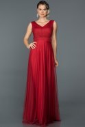 Long Red Evening Dress ABU056