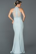 Long Blue Prom Gown ABU194