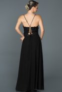 Long Black Prom Gown ABU087