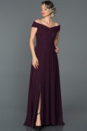 Long Purple Engagement Dress ABU057