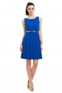 Short Sax Blue Evening Dress T2124