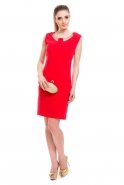 Short Red Evening Dress T2082