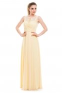 Long Yellow Evening Dress S3988