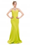 Long Pistachio Green Evening Dress O3925