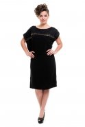 Black Oversized Evening Dress O7527