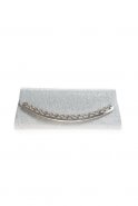 Lame Silvery Evening Bag V486